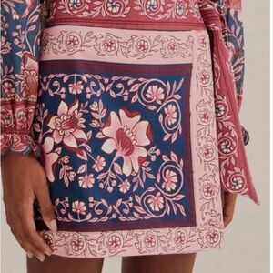 Ainika charm overlapped skirt